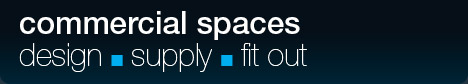 commercial spaces, design, supply, fit out
